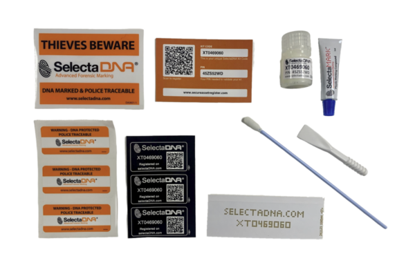 SelectaDNA GPS kit components